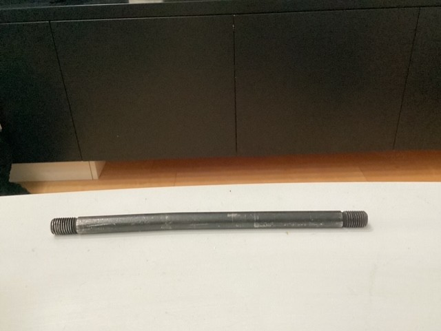 GT73 Rear shock absorber bolt, including mounting nut and washer set