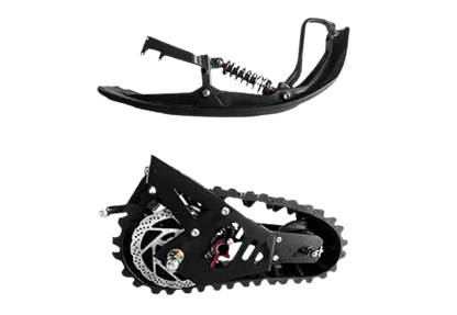 G63 - Convertible Snow Kit: Snowboard and 2200W Peak Nylon Mesh Rubber Track Motor