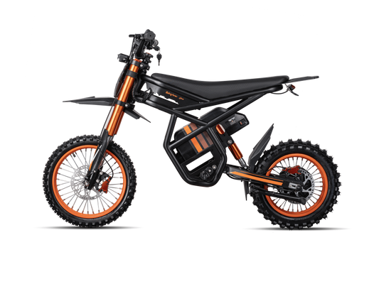 GT54 electric mini motorbike with 2000W motor for kids and adults, off-road tires and durable frame